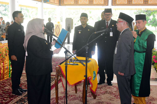 Dr. Ersan Saputra Resmi Menjabat Sekda Bengkalis