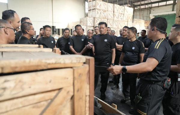 Panglima TNI: Pastikan Pasokan Logistik Sampai Pada Pasukan Tepat Waktu dan Sasaran