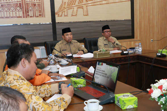 Pemkab Siak Susun Dokumen KRB, Upaya Mitigasi Potensi Terjadinya Bencana Alam