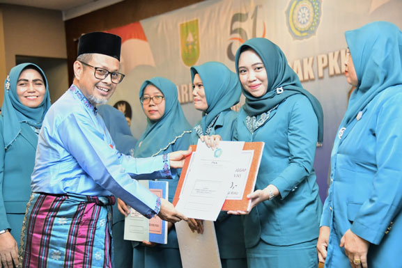 PKK Kabupaten Bengkalis Menangkan 3 Perlombaan pada HKG ke-51 Tingkat Provinsi