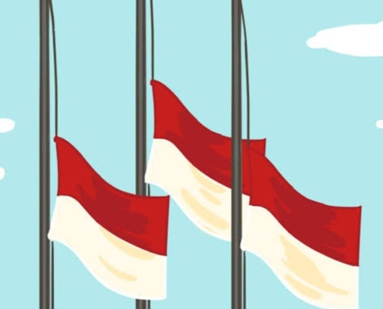 30 September 2023, Pemkab Bengkalis Imbau Masyarakat Kibarkan Bendera Setengah Tiang