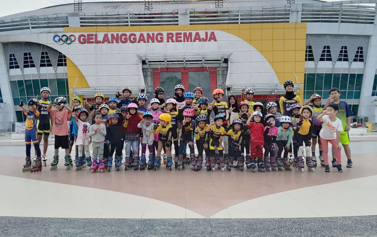 Lancang Kuning Inline Skate Riau Kirim 41 Atlet ke Kejurnas Sepatu Roda di Pariaman