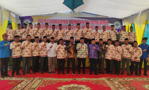 Bupati Siak Hadiri Pengukuhan Pengurus PDM dan PDA kabupaten Siak Periode 2022-2027
