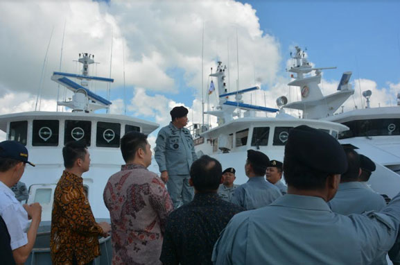 Kepala Bakamla RI Tinjau Kesiapan Unsur dan Personel Zona Bakamla Barat