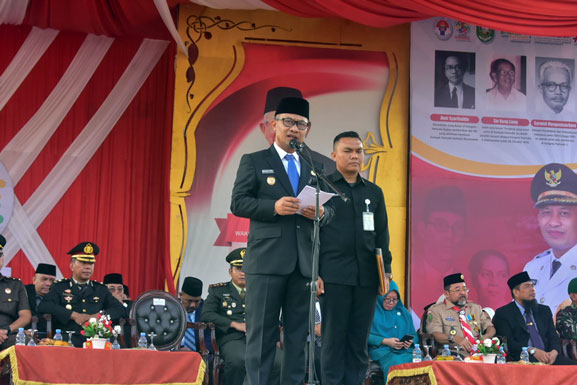 Wabup Bagus Santoso Jadi Pembina Upacara Hari Sumpah Pemuda ke-95