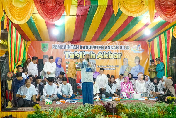 Gelar Tabligh Akbar, Pemkab Rohil Hadirkan Ustadz Solmed