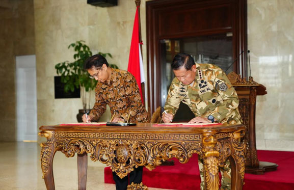 Panglima TNI dan Kemenkes RI Tandatangani MoU Sinergitas Penyelenggaraan Kerjasama Kesehatan