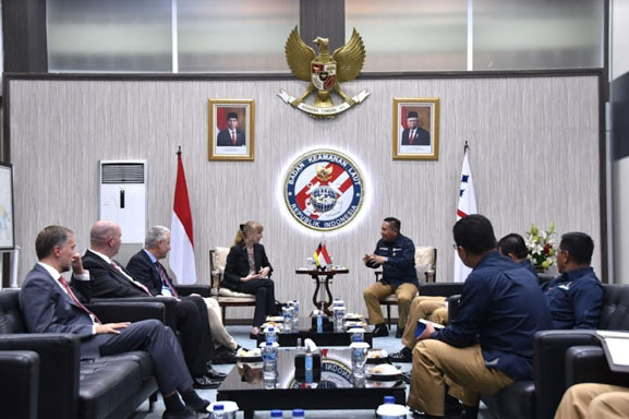 Untuk Pertama Kali, Bakamla RI Terima Courtesy Call Duta Besar Jerman