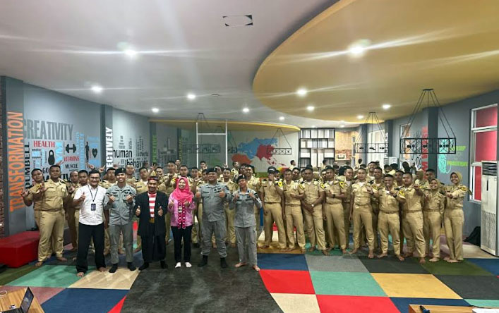 KN Tanjung Datu-301 Adakan Sosialisasi di Politeknik Pelayaran Surabaya