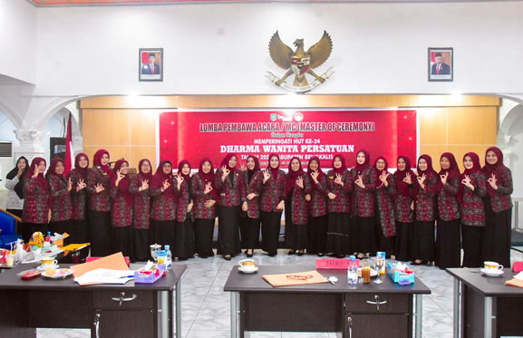 Songsong HUT DWP ke-24, Dharma Wanita Persatuan Gelar Lomba MC