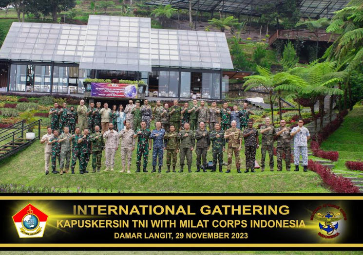 International Gathering Military Attaché Corps Indonesia dengan Kapuskersin TNI