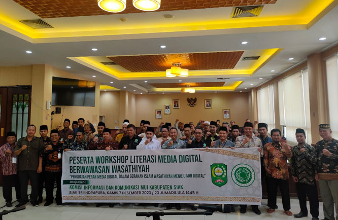 MUI Kabupaten Siak Gelar Worshop Literasi Media Digital Berwawasan Wasathiyah