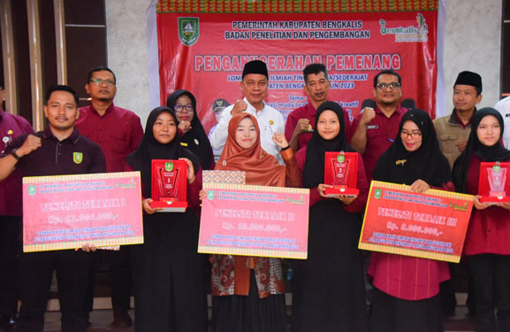 Balitbang Bengkalis Umumkan Pemenang Lomba Karya Ilmiah Tingkat SMA Sederajat
