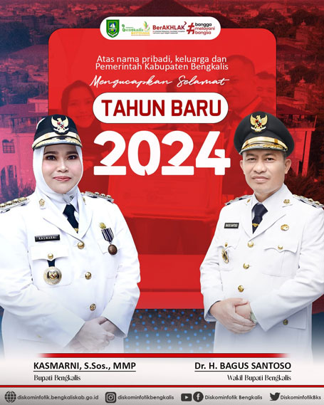 Sambut Tahun Baru 2024, Bupati Kasmarni Ajak Masyarakat Bersatu Bangun Kabupaten Bengkalis