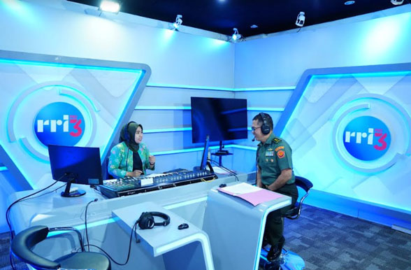 Jalin Silaturahmi dan Kerja Sama Pemberitaan, Kapuspen TNI Kunjungi RRI Pusat