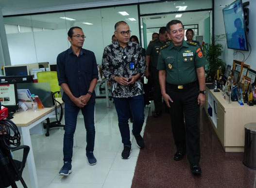 Jalin Kerjasama Dalam Publikasi, Kapuspen TNI Kunjungi LKBN ANTARA