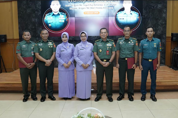 Kapuspen TNI Pimpin Sertijab dan Pisah Sambut Wakapuspen TNI