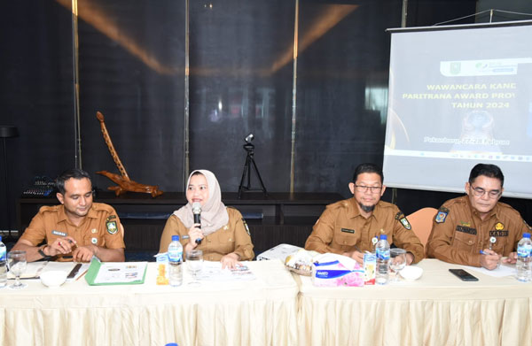 Bupati Bengkalis Ikuti Wawancara Kandidat Paritrana Award