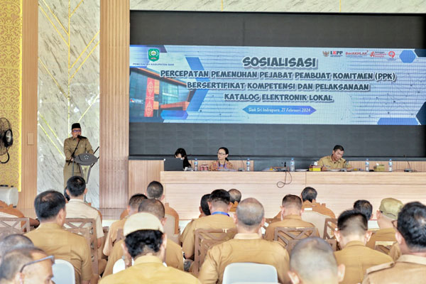 Pemkab Siak Apresiasi Penyelenggaraan Sosialisasi Sertifikasi Kompetensi Bagi PPK