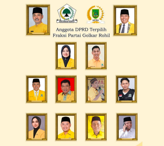 Raih 10 Kursi di DPRD, Afrizal Sintong Kembalikan Kejayaan Golkar di Rokan Hilir