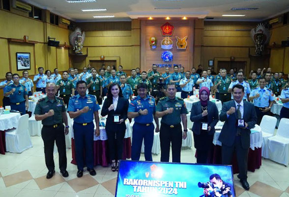 Puspen TNI Gelar Rakornispen TNI Tahun 2024: “Soliditas Jajaran Penerangan TNI Siap Mewujudkan TNI Prima Menuju Indonesia Maju”
