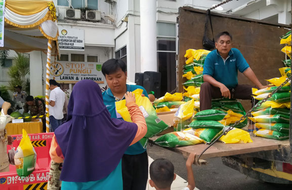 Tekan Dampak Inflasi, DKPP Rohil Gelar Gerakan Pangan Murah Tahun 2024