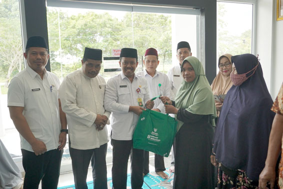 Lagi, Baznas Kabupaten Siak Distribusikan Zakat Konsumtif ke Sejumlah Mustahik