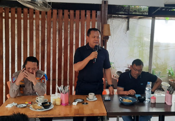 Sambut Ramadan 1445 H, Ditlantas Polda Riau Gelar Coffee Morning Bersama Insan Pers