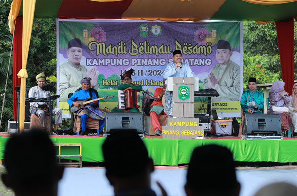 Bupati Alfedri akan Jadikan Mandi Belimau Besamo Sebagai Kalender Iven Kebudayaan Tahunan di Kabupaten Siak