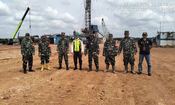 Anggota Koramil 0321-05/ RM kembali Lakukan Patroli dan Komsos di wilayah Bangko Jaya