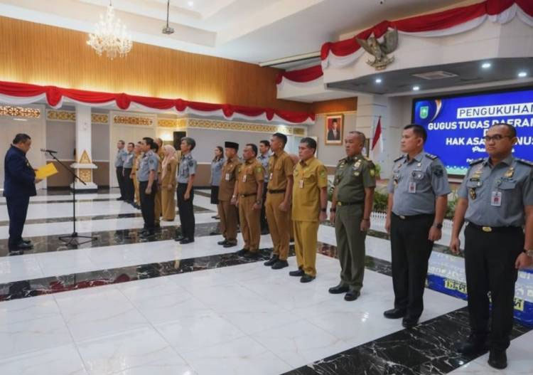 Gugus Tugas Daerah Bisnis dan HAM Riau Dikukuhkan