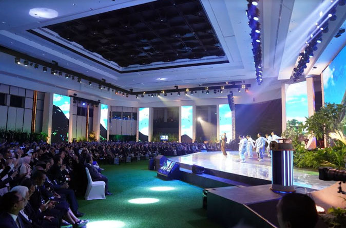 Resmi Dibuka Presiden Jokowi, Menhan Prabowo Hadiri The 10th World Water Forum di BICC