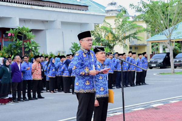 Upacara Hari Kebangkitan Nasional ke-116 dan HUT PPNI ke-50 di Bengkalis Berlangsung khidmat