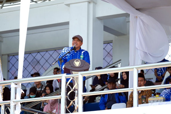 Dukung Atlet Muda kian Bersinar, Bupati Alfedri Buka POPDA Kabupaten Siak 2024