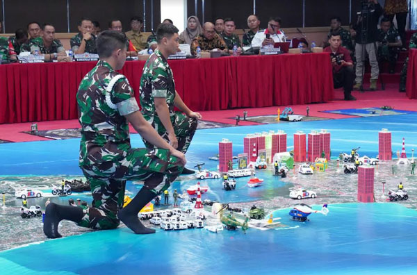Kasum TNI Terima Paparan Satgas Pengamanan VVIP KTT World Water Forum