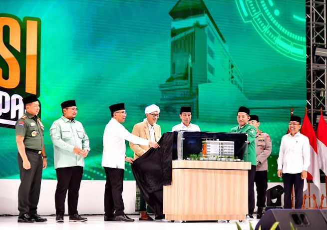 Panglima TNI Dampingi Presiden RI Hadiri Puncak Peringatan Harlah ke-90 GP Ansor