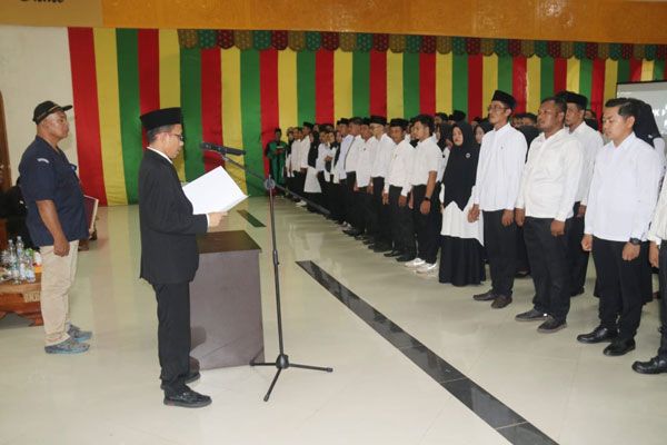 465 Anggota PPS Kabupaten Bengkalis Dilantik