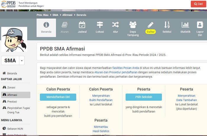 Lulusan SMP di Riau 121.475, Daya Tampung SMA/SMK Negeri 92.965
