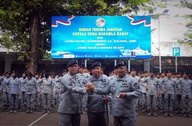 Bakamla RI Resmi Ganti Kepala Zona Bakamla Barat