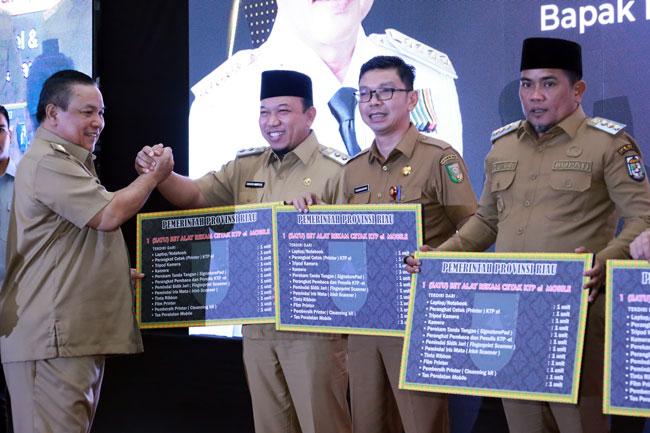 Hadiri Rakor Pemda dan Pemdes se-Riau, Husni: Angka Stunting Siak 2023 Turun 11,6 Persen