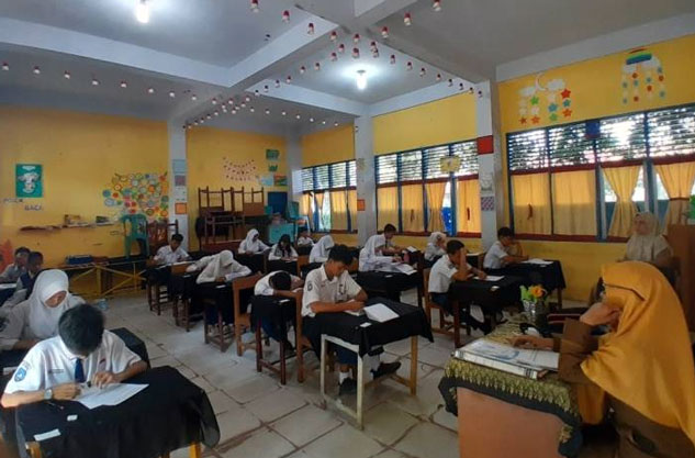 UPT SMPN 4 Siak Hulu Laksanakan Sumatif Akhir Kelas IX 2024