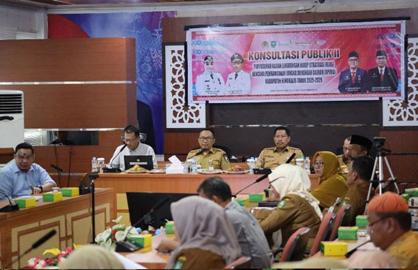 DLH Bengkalis Gelar Konsultasi Publik II Penyusunan KLHS RPJMD 2025-2029