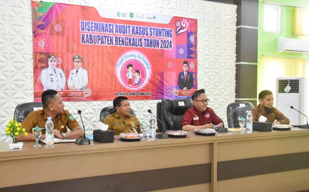 Diseminasi Audit Tahap I, Bupati Bengkalis Ajak Perkuat Sinergi Tekan Prevalensi Stunting