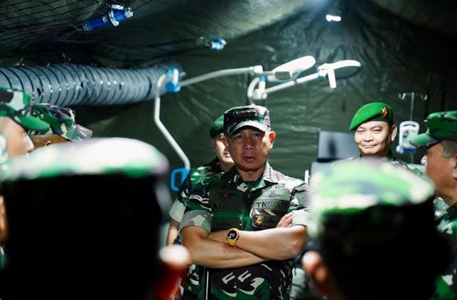 Panglima TNI Cek Kesiapan Rumah Sakit Lapangan dan Satgas yang Akan Diberangkatkan ke Palestina