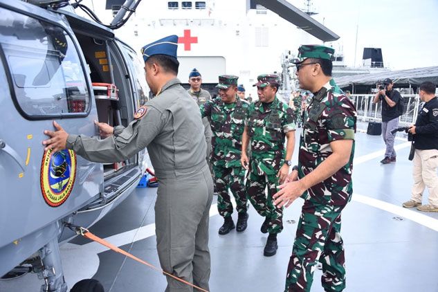 Asops Panglima TNI Cek Kesiapan Bantuan Kemanusiaan Ke Palestina