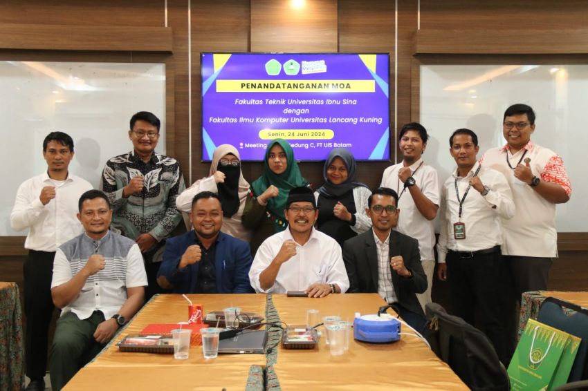 Fasilkom Unilak Tanda Tangani MoA dengan Fakultas Teknik Universitas Ibnu Sina Batam
