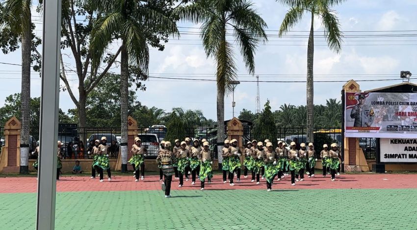 Hari Bhayangkara ke-78, Satlantas Polres Siak Gelar Perlombaan Polisi Cilik