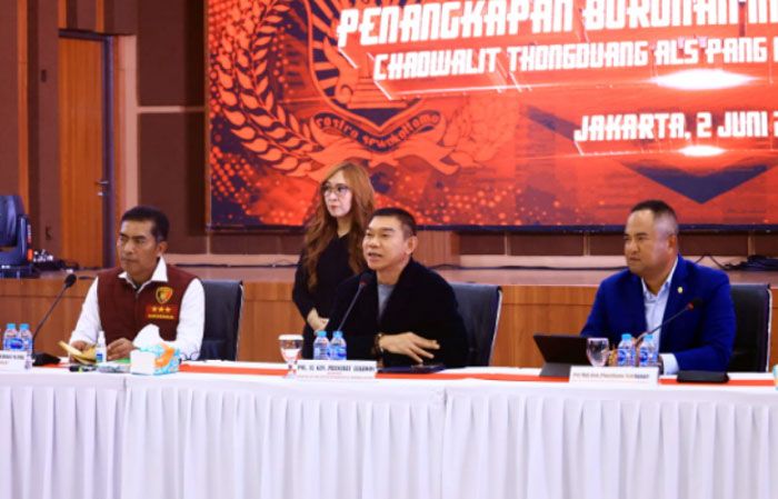 Buronan Thailand Paling Dicari Ditangkap di Indonesia