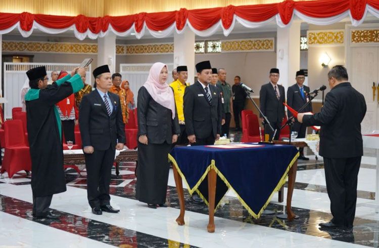 Tiga Pejabat Tinggi Pratama Pemprov Riau Dilantik