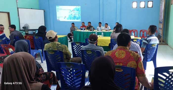 Hadiri Sosialisasi Pengadaan Tanah Distribusion Line Upgrade PHR Section 1 Bangko Jaya, Danramil 05/RM: Silakan Warga Tanyakan Sedetilnya ke PHR